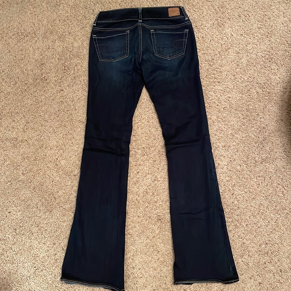 Like New American Eagle Artist Flare Jeans, Size 4 Xtra-Long.